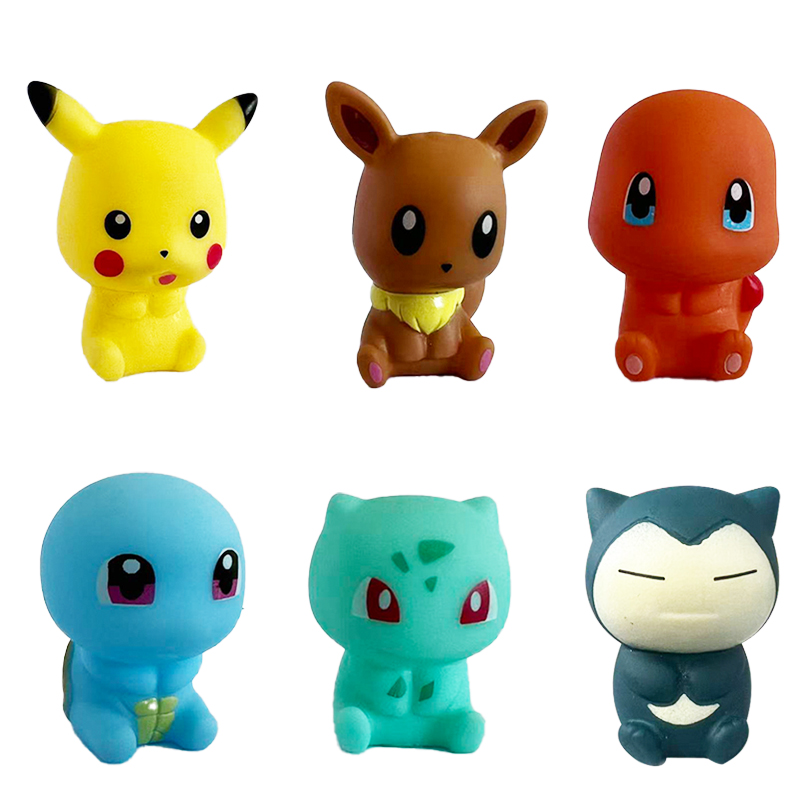 Baby Products For Bathing - Jouets de bain Pokemon, 6 pièces,