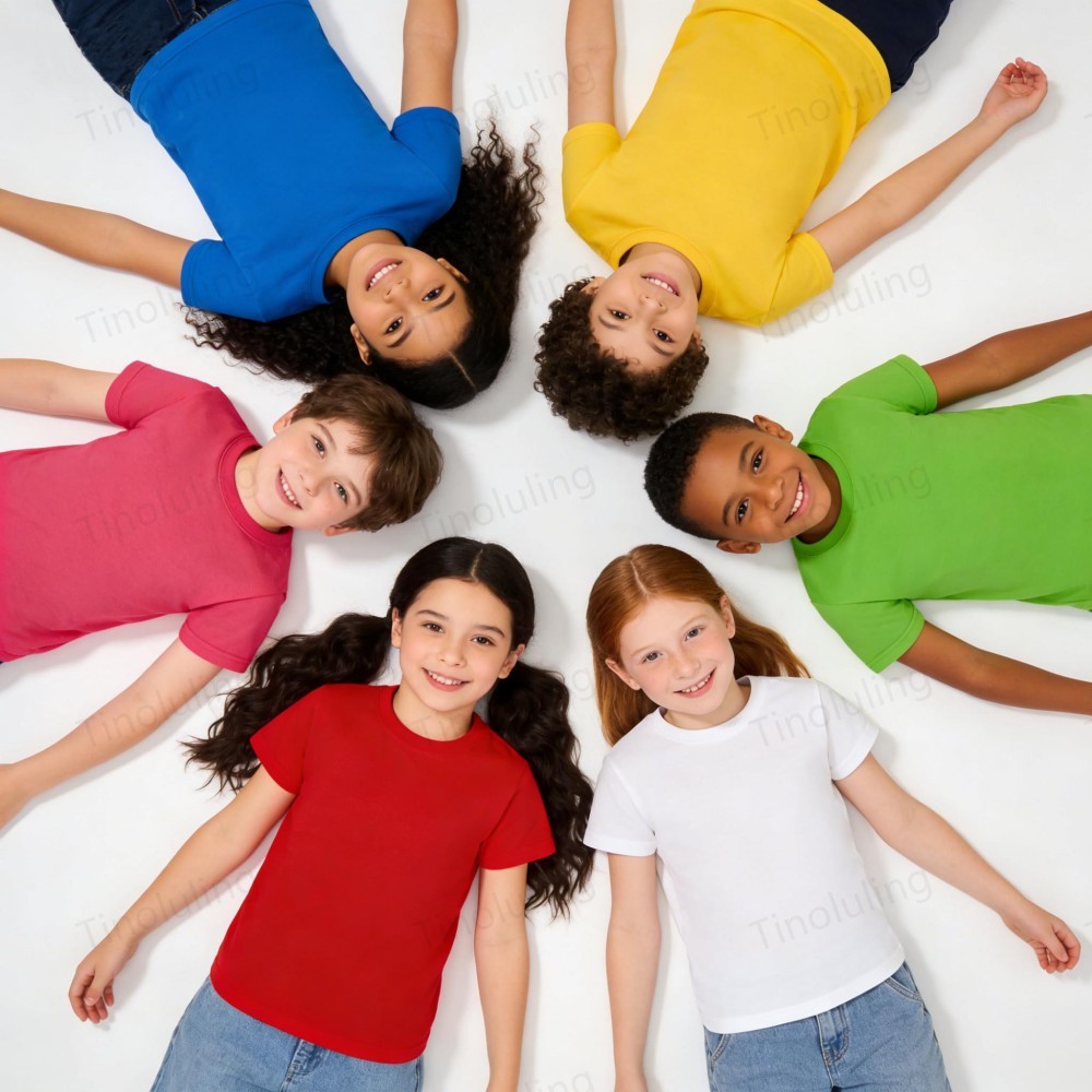 Baby Products Korea - T-shirts en coton uni pour garçons